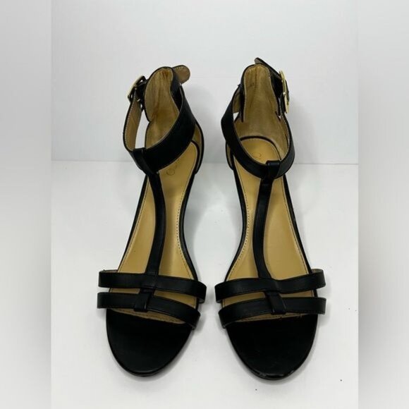 CATO Stilettos Open Toe Pump Heeled Sandals Black Size 8 - Picture 7 of 11